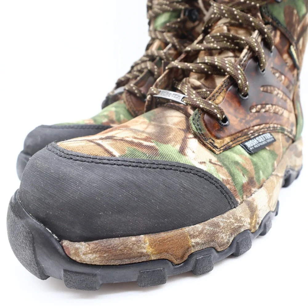 Irish Setter Boots Mens Size 9 D Shadow Trek Gore-Tex Camo Hunting 3858 NIB